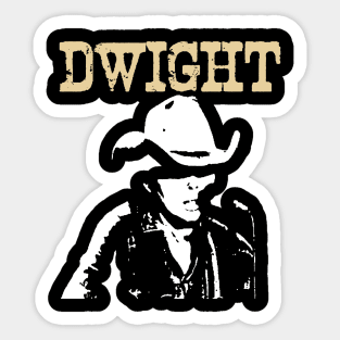 Dwight Yoakam 80s Sticker